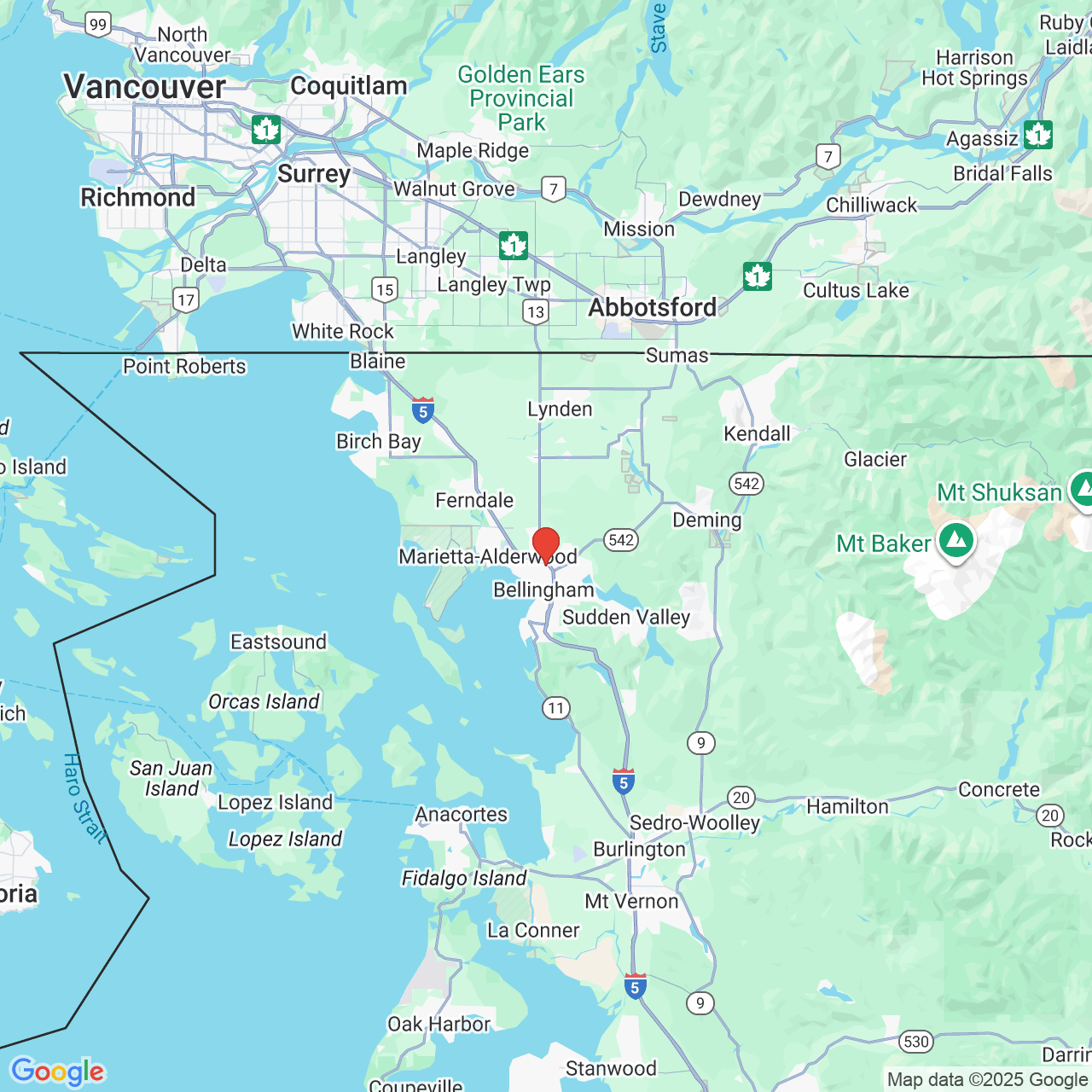 Google map image of our locations